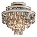 60W 3-Light Ceiling Fixture in Dolcetti Silver