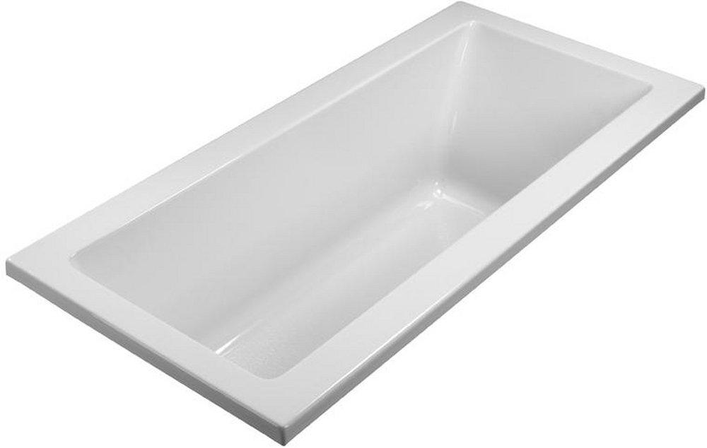 MTI Whirlpools&reg; White 66 x 32-1/4 in. Soaker Drop-In Bathtub with Left Drain 