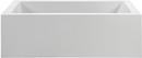 MTI Whirlpools&reg; White Matte 67-3/8 x 32-1/2 in. Sculpturestone&reg; Freestanding Rectangle Bathtub with Left Drain 