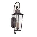 240W 4-Light 34-1/2 in. Aged Pewter Outdoor Wall Sconce