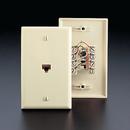 LEVITON Ivory 1 Gang High Impact Plastic Wall Plate 
