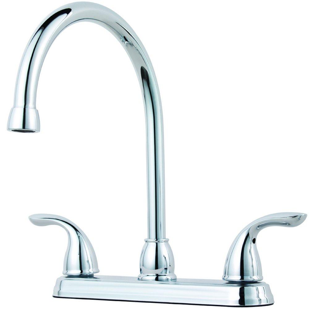 Pfister Polished Chrome Two Handle Kitchen Faucet 