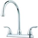 Pfister Polished Chrome Two Handle Kitchen Faucet 