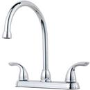 Pfister Polished Chrome Two Handle Kitchen Faucet 