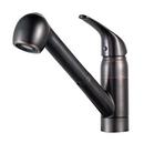 Single Handle Pull Out Kitchen Faucet in Tuscan Bronze