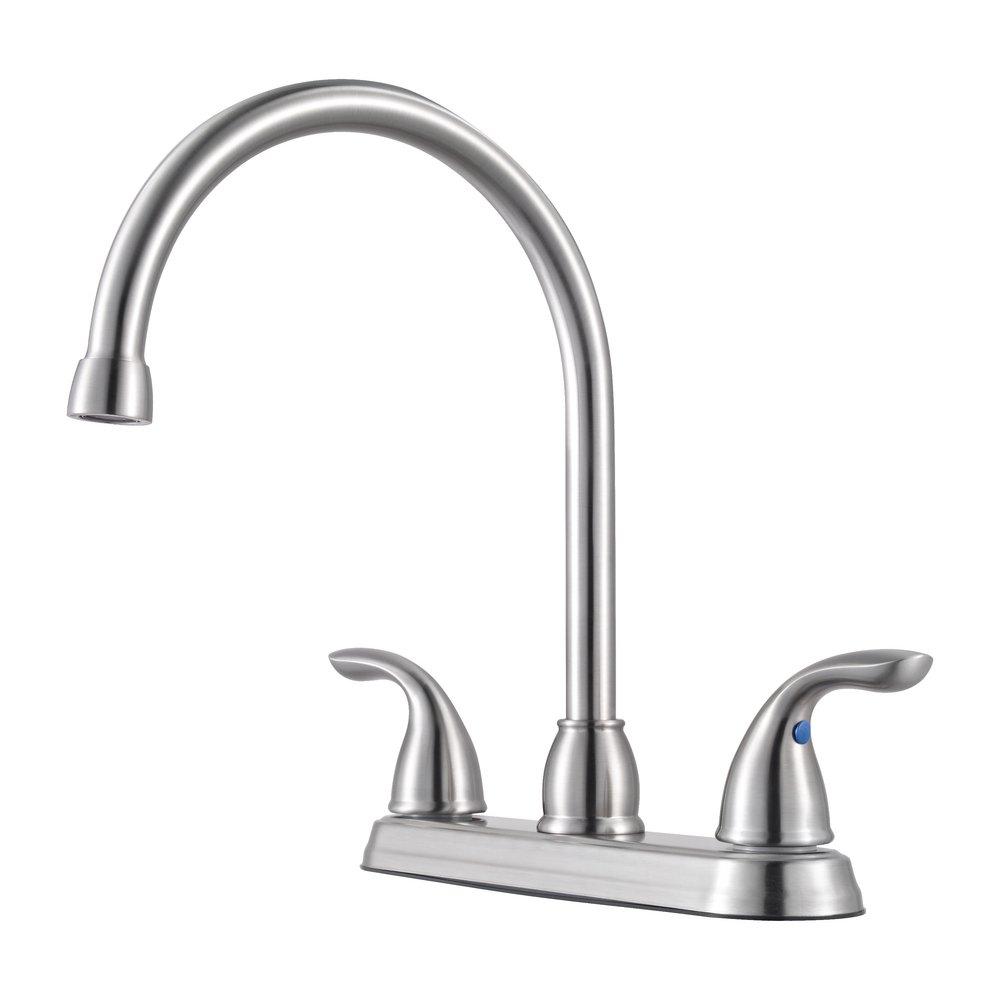 Pfister Stainless Steel Two Handle Kitchen Faucet 