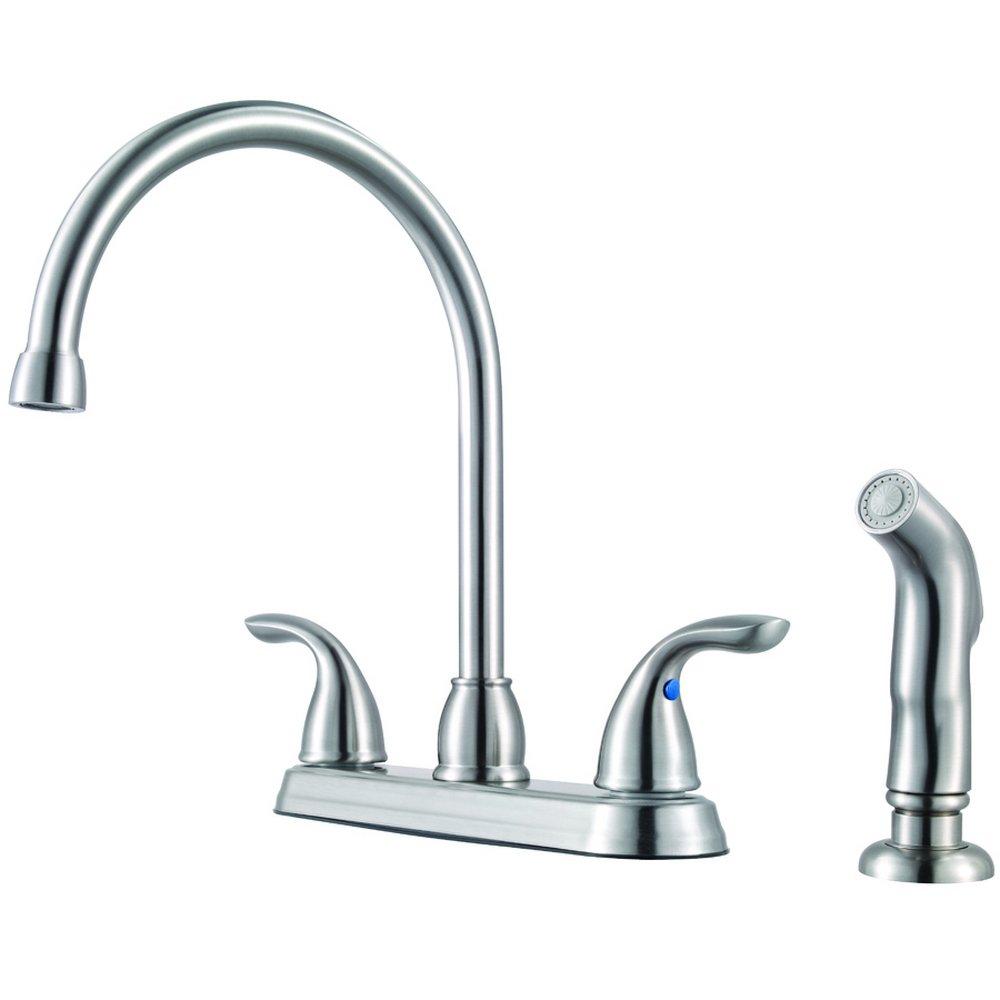 Pfister Stainless Steel Two Handle Kitchen Faucet 