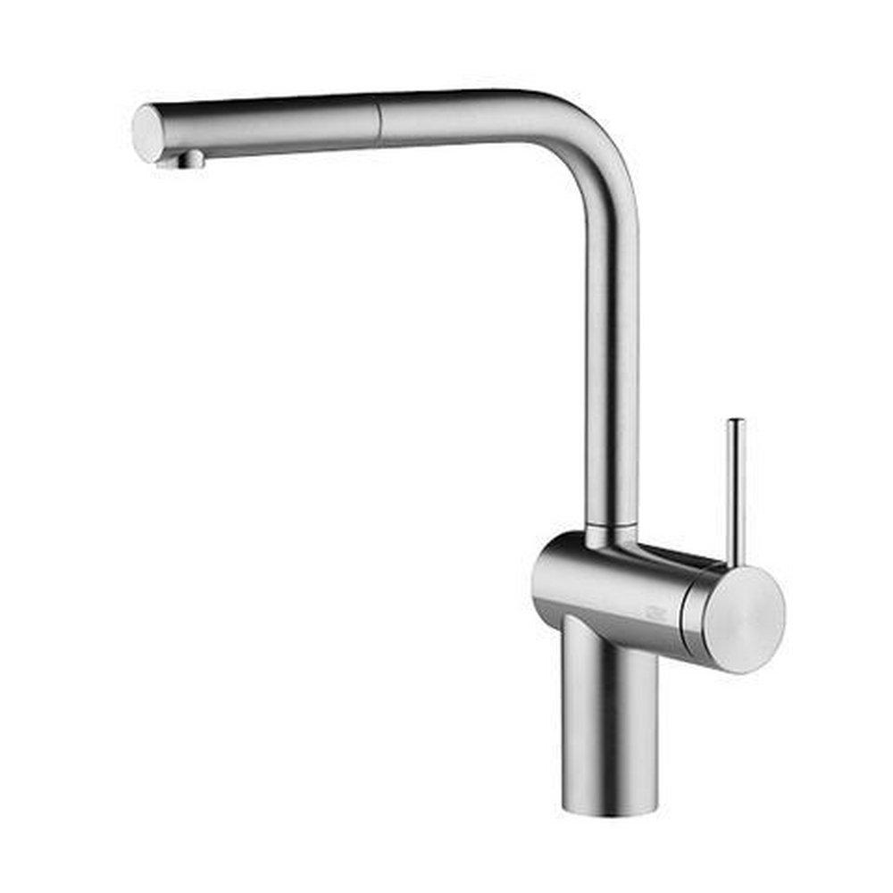 KWC Faucets Stainless Steel Single Handle Pull Out Kitchen Faucet 