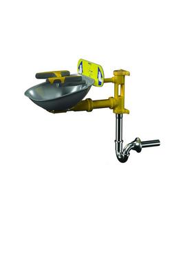 1-1/4 x 1/2 in. Eye Wash and Face Wash Station with Stainless Steel Bowl
