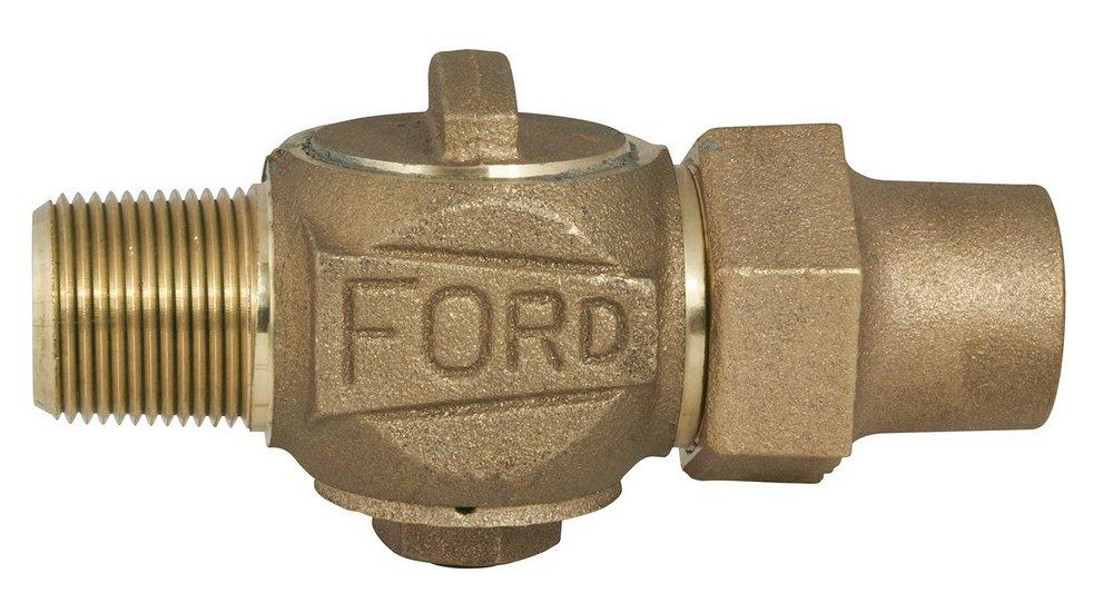 Ford Meter Box MIPT x Flared Brass Corporation Stop 