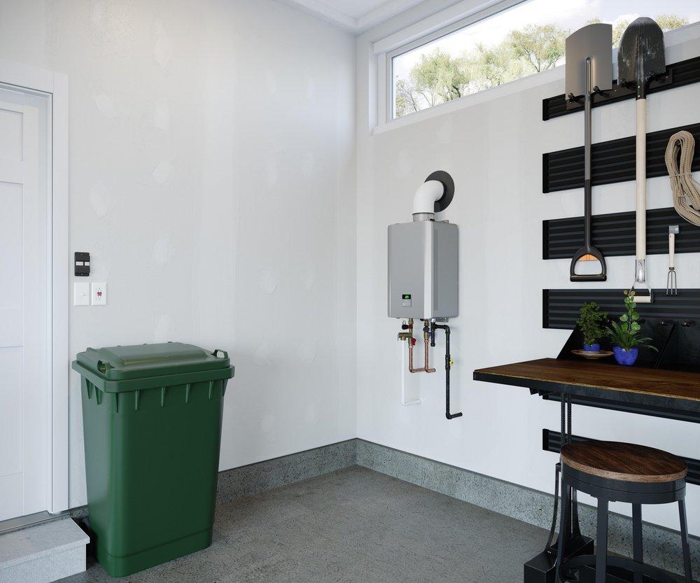 Rinnai 150 MBH Indoor Non-Condensing 76W Tankless Water Heater 