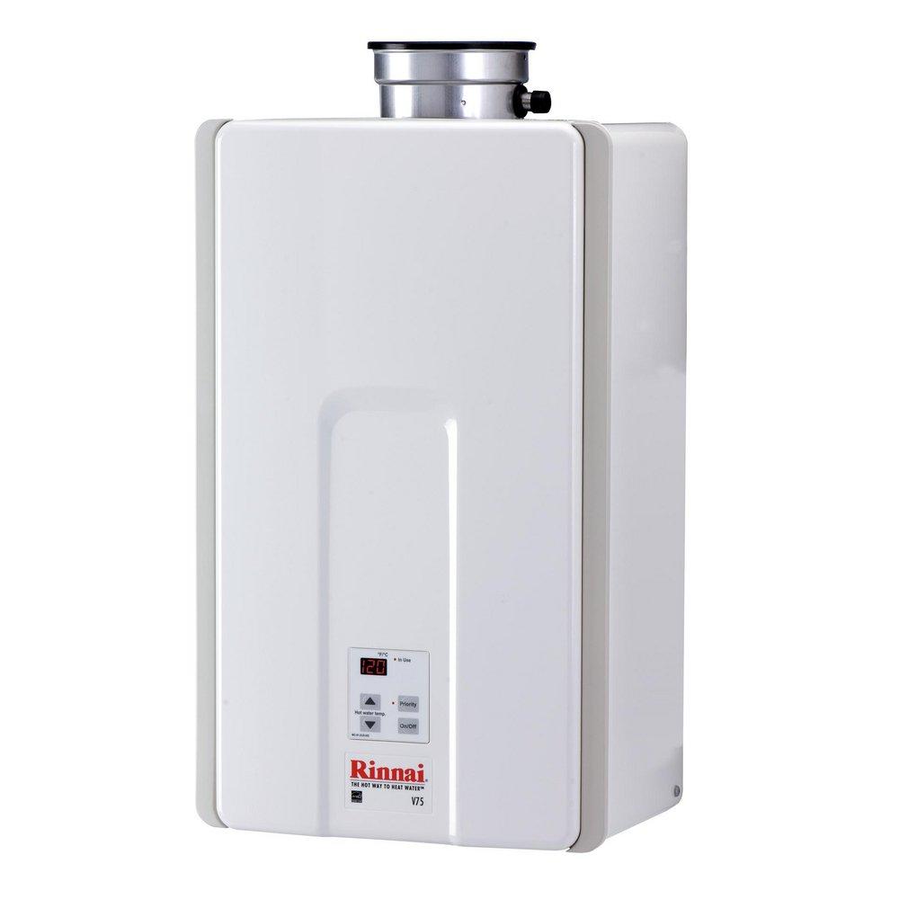 Rinnai 180 MBH Indoor Non-Condensing 76W Tankless Water Heater 