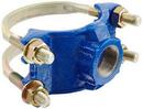 10 - 12 x 1-1/4 in. IP Ductile Iron Double Strap Saddle
