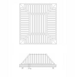 24 in. Cast Iron and Ductile Iron Frame and Grate