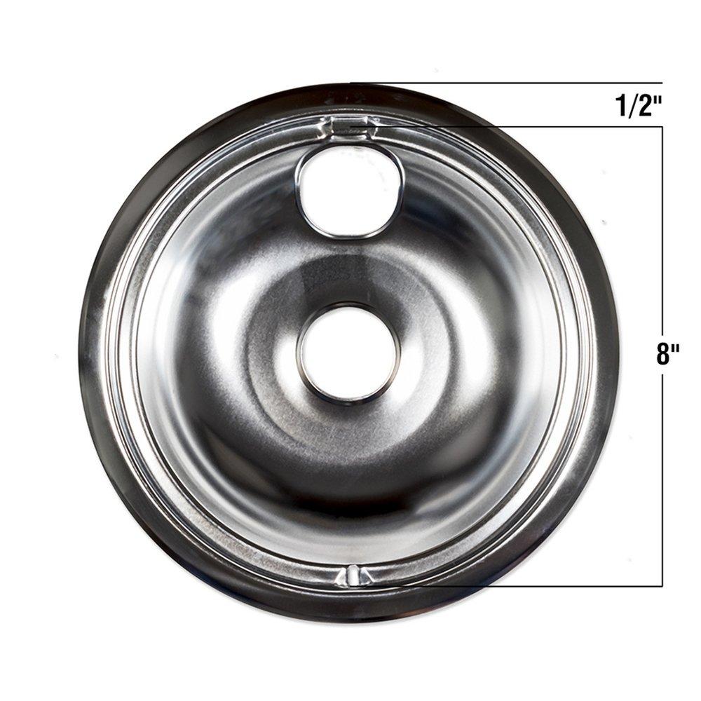 EZ-FLO Chrome Drip Pan For GE 
