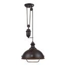 Elk Home Oiled Bronze 70 in. 1-Light Pendant 