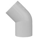 White PVC Schedule 40 45&deg; Elbow 