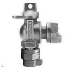 5/8 x 3/4 in. Pack Joint x Meter Swivel Ball Angle Valve with Lock Wing