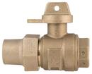 1 in. Flare x FIPT Brass Ball Curb Valve