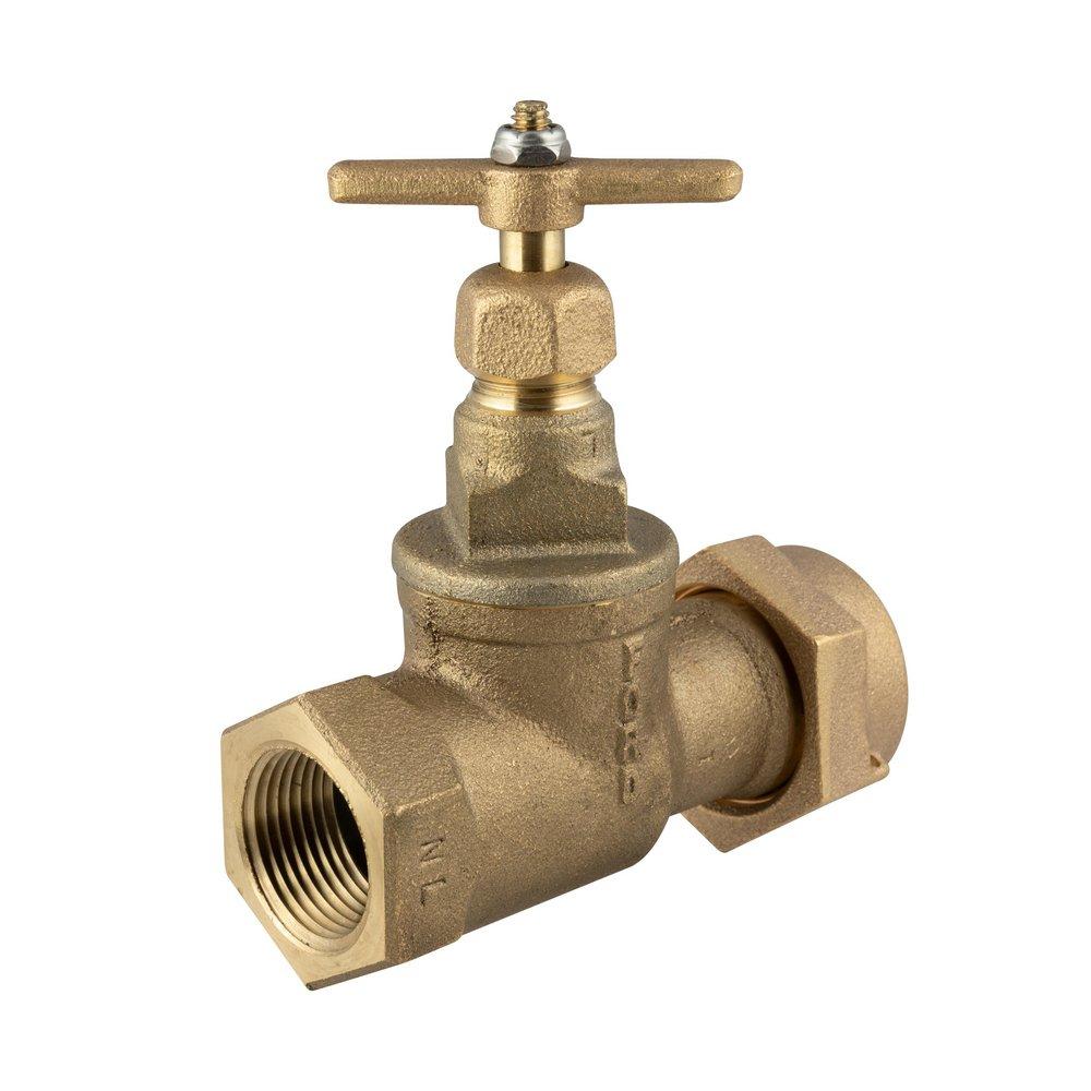 Ford Meter Box FIP x Meter Straight Compression Valve 