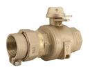 2 in. Pack Joint x FIPT Brass Ball Curb Valve