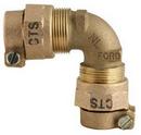 3/4 x 1 in. Pack Joint Brass Reducing 90 Degree Elbow Coupling