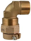 2 in. MIPT x Pack Joint Brass 90 Degree Elbow Coupling