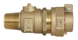 1 in. CC Taper Threaded x PE Pack Joint Ball Corporation Stop
