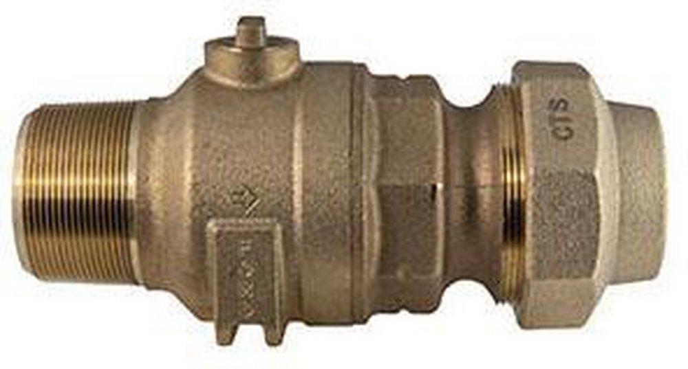 Ford Meter Box 2 in. Brass Ball Corp Valve 