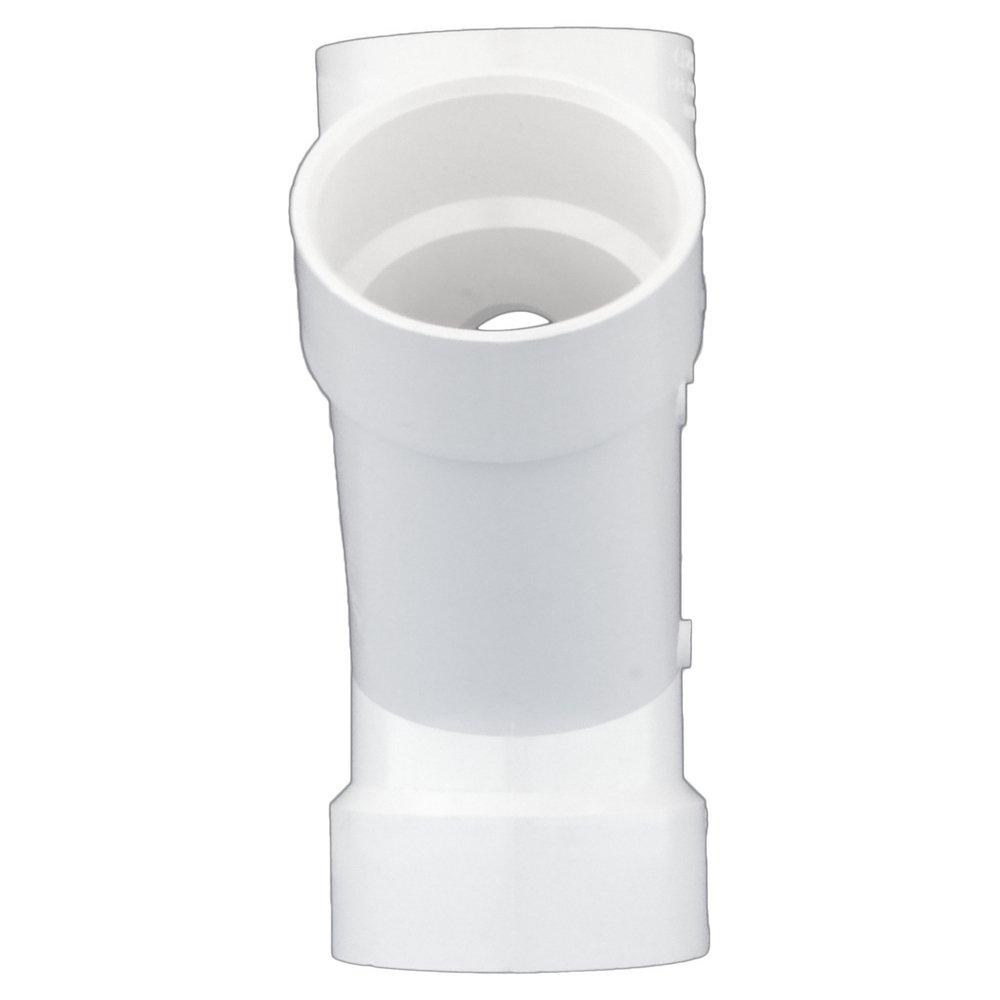 White PVC DWV Double Wye 