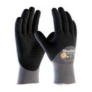 KNIT Nylon Gloves With Nitrile Coated PALM Medium