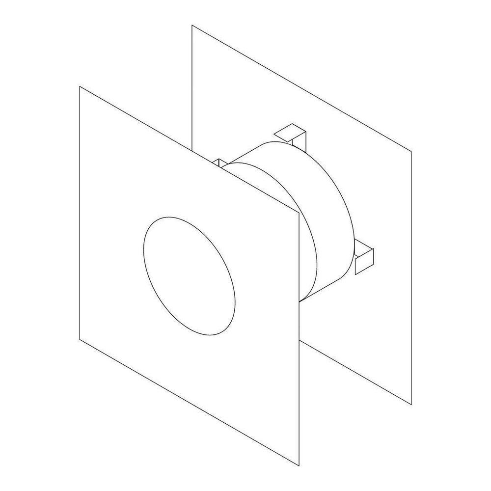 Rheem Wall Thimble for RTG-70DV, RTG-84DV and RTG-95DV Model Condensing Water Heaters 