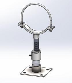 8 in. Carbon Steel Pipe Saddle Support