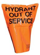 Heavy Duty Hydrant Bag in Black and Orange