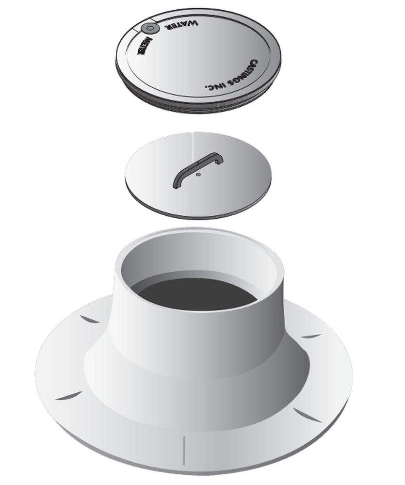 Castings Aluminum Meter Dome and Cover 