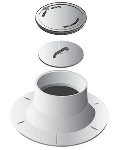 24 in. Aluminum Meter Dome and Cover