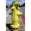 Clow Valve Saffron Yellow Model 850 Threaded 4-1/2 x 2-1/2 in. Assembled Fire Hydrant 