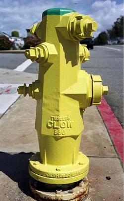 Model 850 Saffron Yellow Threaded 4-1/2 x 2-1/2 in. Assembled Fire Hydrant