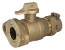 1-1/2 in. Pack Joint x Meter Flanged Brass Straight Ball Flange Meter Valve