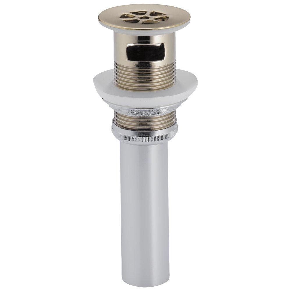 Brizo Brushed Nickel 2-3/8 x 3-11/16 in. Bathroom Sink Drain 