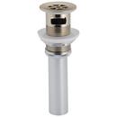 Grid Strainer with Overflow in Brushed Nickel