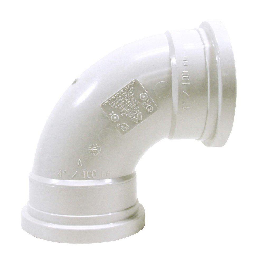 TRENCH TOUGH PLUS Gasket 90 Degree SDR 35 Plastic Sewer Elbow 