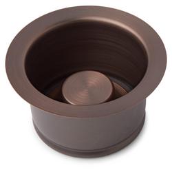 Garbage Disposal Flange with Stopper in Oil Rubbed Bronze