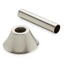 Signature Hardware Brushed Nickel 5/8 in. Steel Solid Supply Cover and Bell Flange 