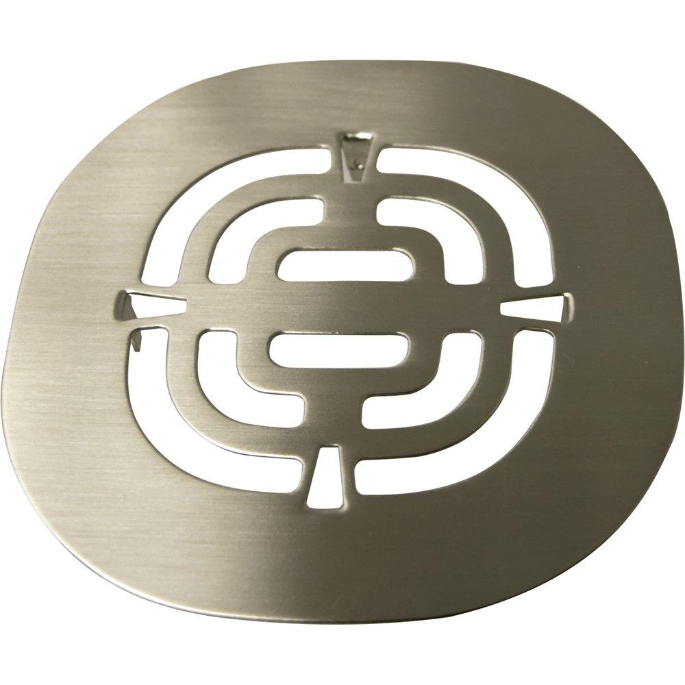 Signature Hardware PVD Brushed Nickel Shower Base Strainer 