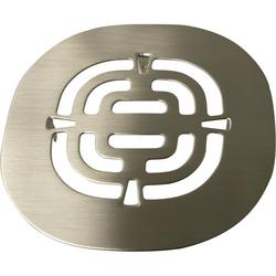 Shower Base Strainer in Brushed Nickel