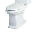 1.28 gpf Round Floor Mount Toilet Bowl in White