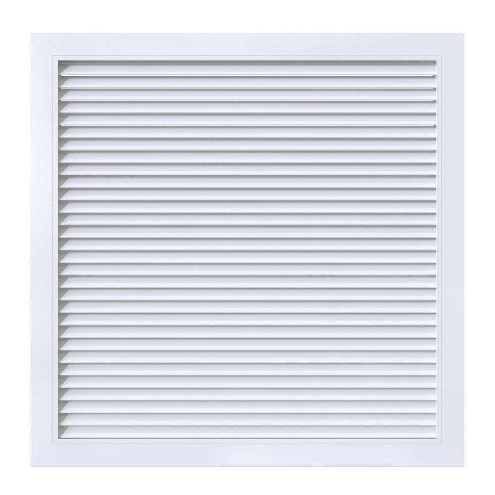 PROSELECT&reg; White 24 in. Filter Grille Horizontal Blade in White Aluminum 