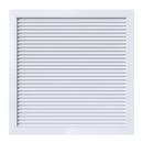 24 x 24 in. Filter Grille Horizontal Blade in White Aluminum