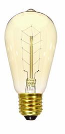 40W 5-1/5 in. ST19 Incandescent Light Bulb with a Medium E-26 Base Dimmable in Clear